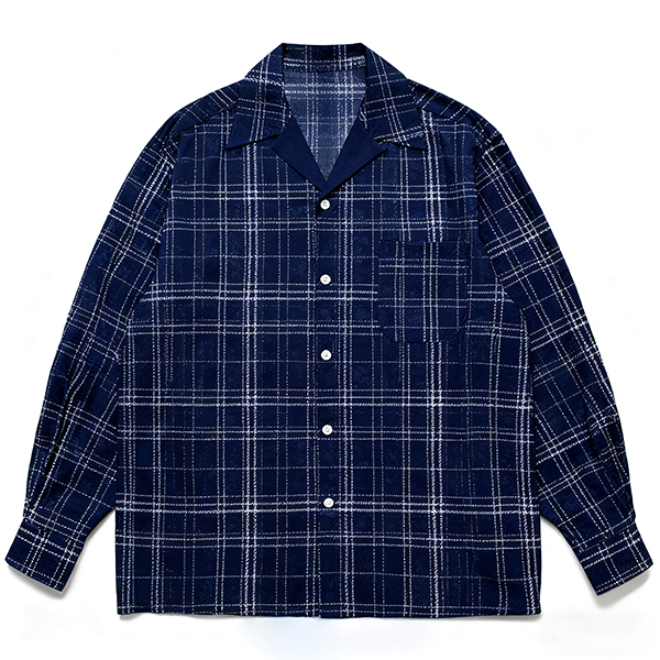 Men's Breathable 100% Cotton Shirt - High-Quality Casual Long-Sleeve Button-Up Daily Comfort Top